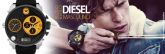 Relógio Estilo Diesel DZ7234 Amarelo pulseira de borracha